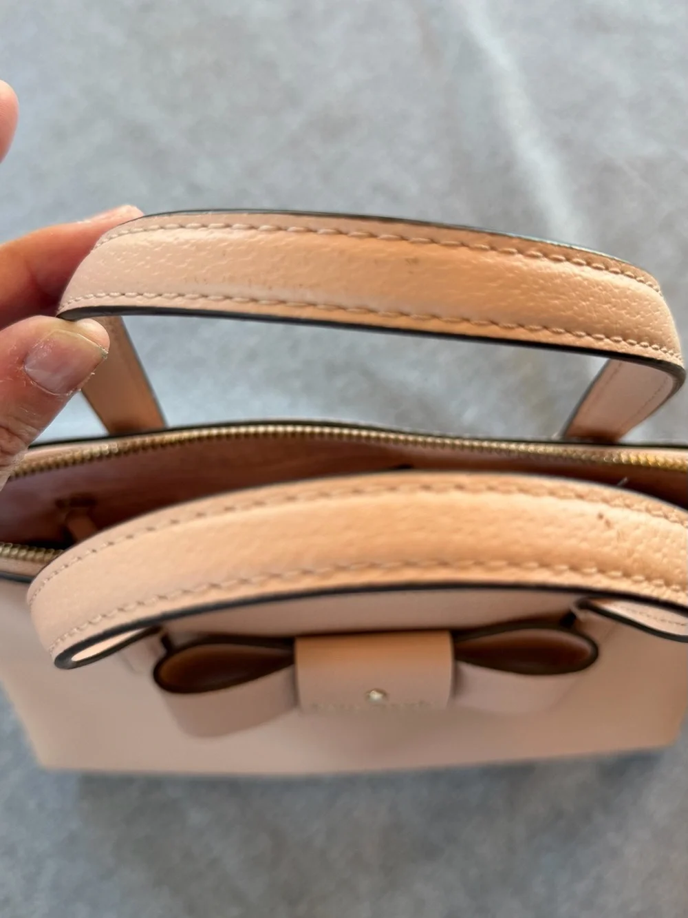 Kate Spade Pink Leather Bow Satchel